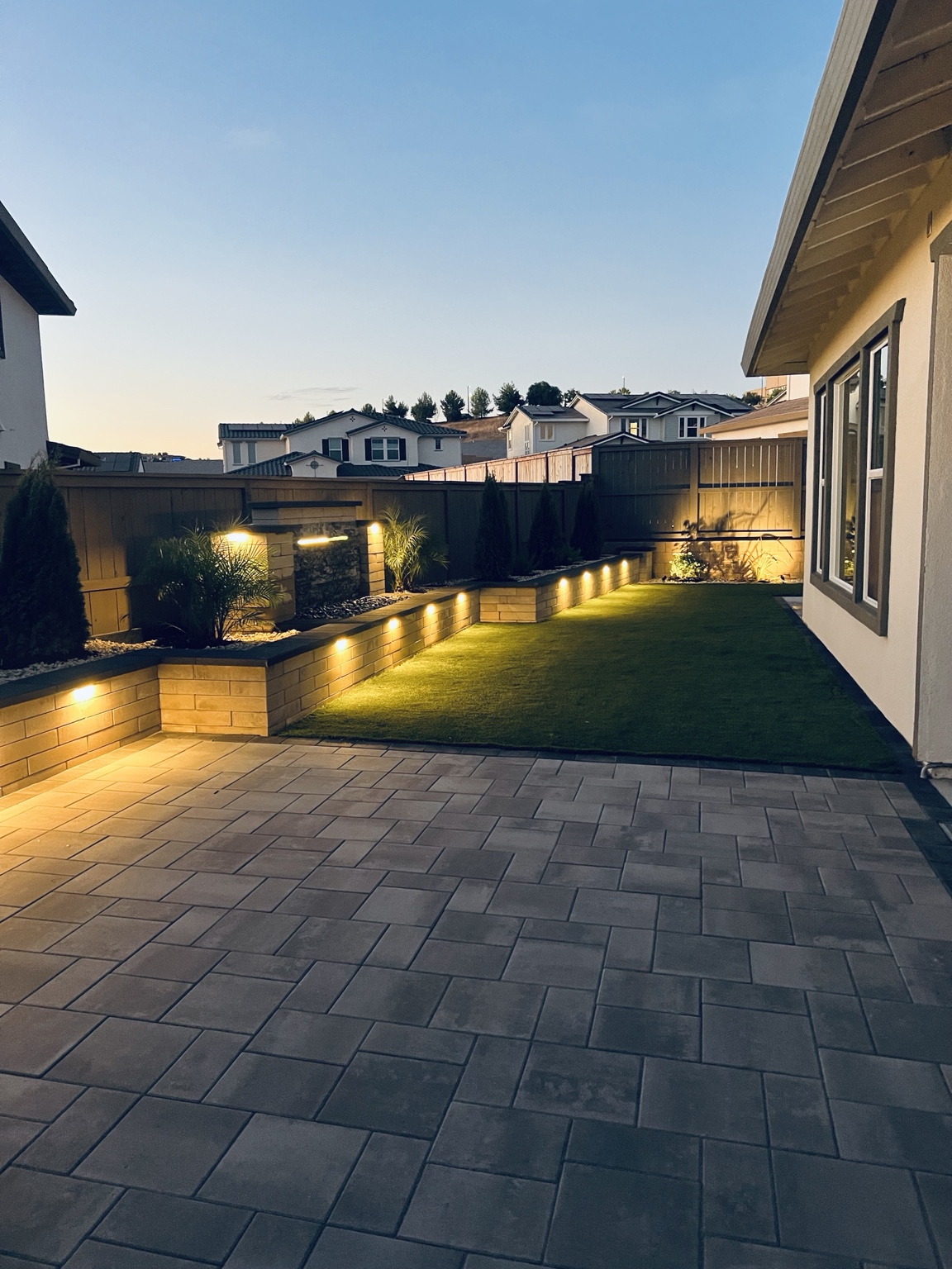 Integrated backyard project