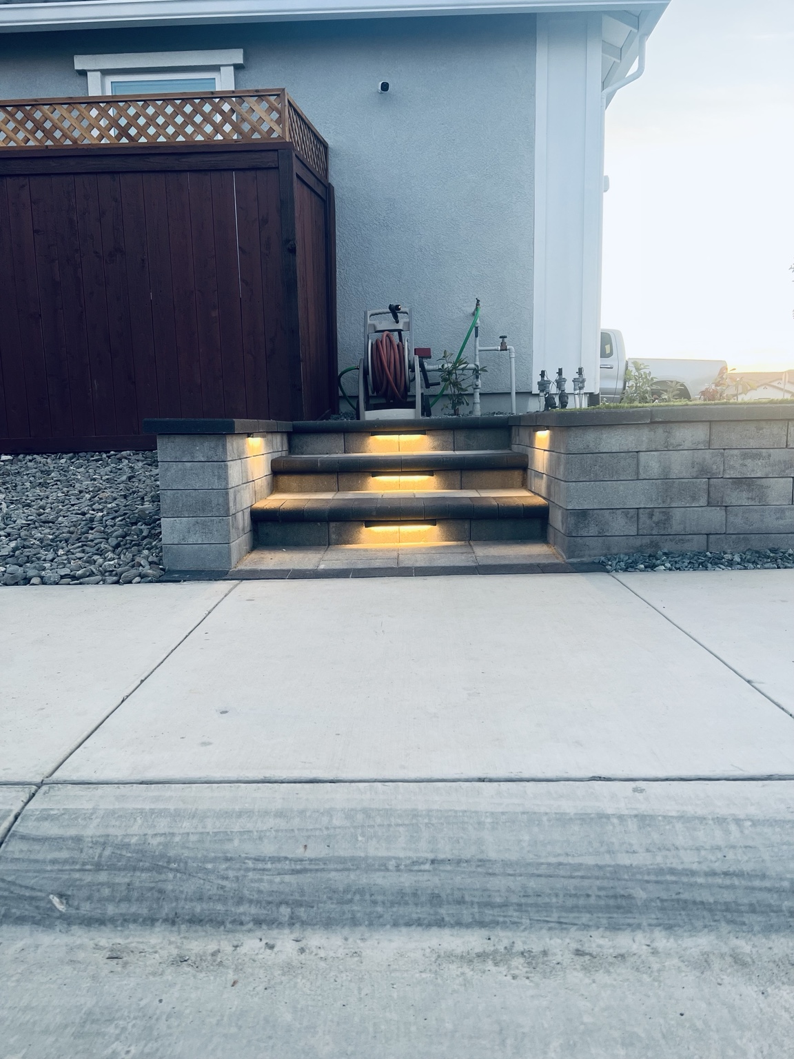 Complete front-yard landscape