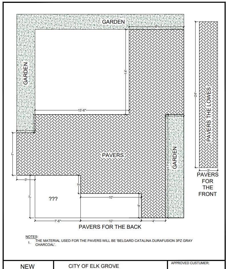 A plan view explores the relationship between the home and its outdoor surfaces.